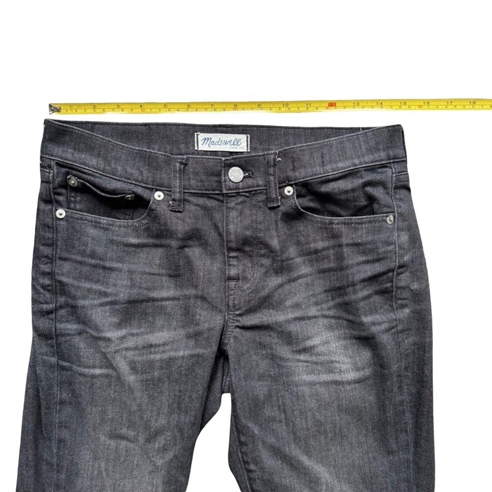 Madewell Black Slim Boyjean Jeans Relaxed Fit Size 27 Classic Denim Straight Leg - Picture 9 of 13